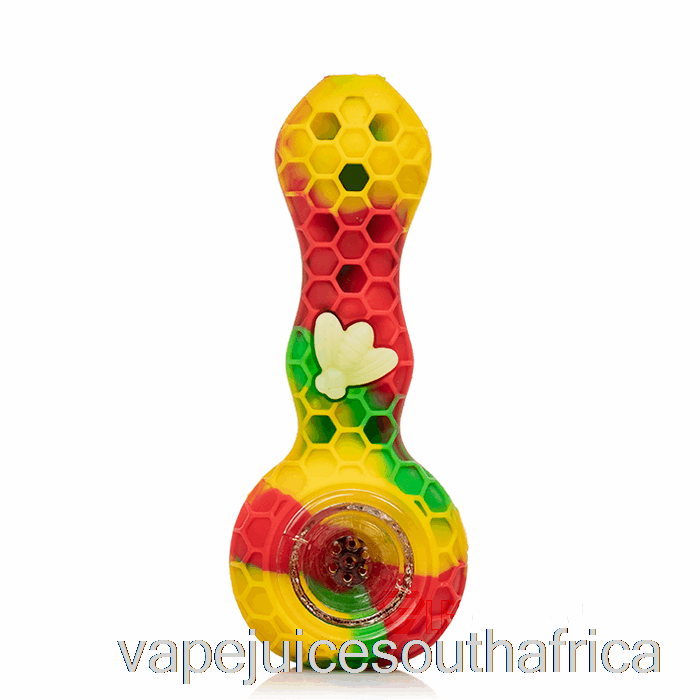 Vape Juice South Africa Stratus Bee Silicone Spoon Rasta (Green / Red / Yellow)